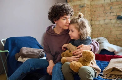 young-woman-giving-hug-her-260nw-2154115555.webp