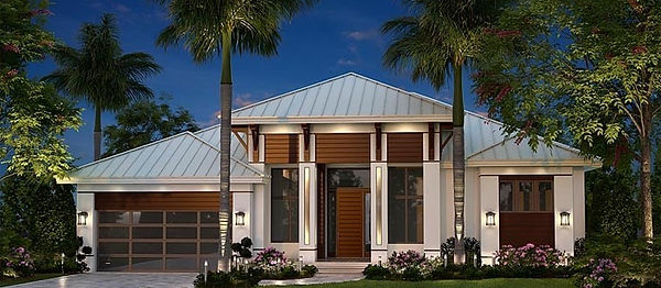 luxury home rendering of fort myers home
