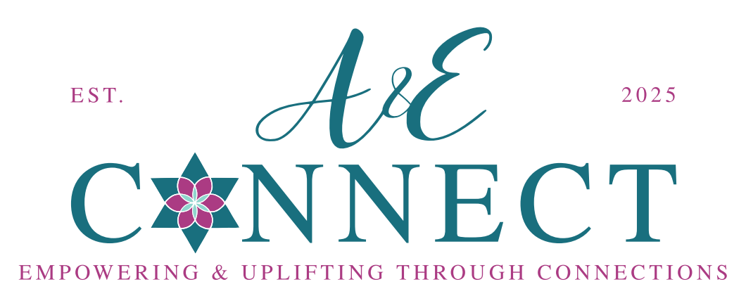 Logo of A & E Connect LLC featuring stylized text in a modern font.