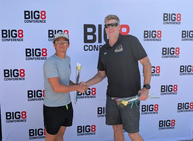 Professional handshake with flower gift at Aqua Boss LLC Stockton CA