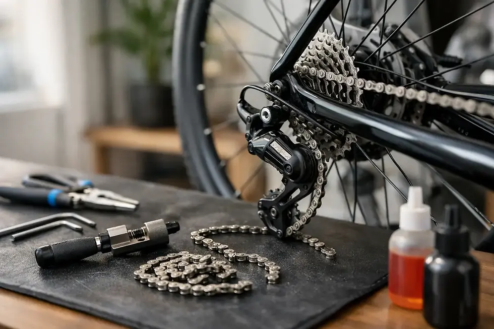 How to replace a bike chain