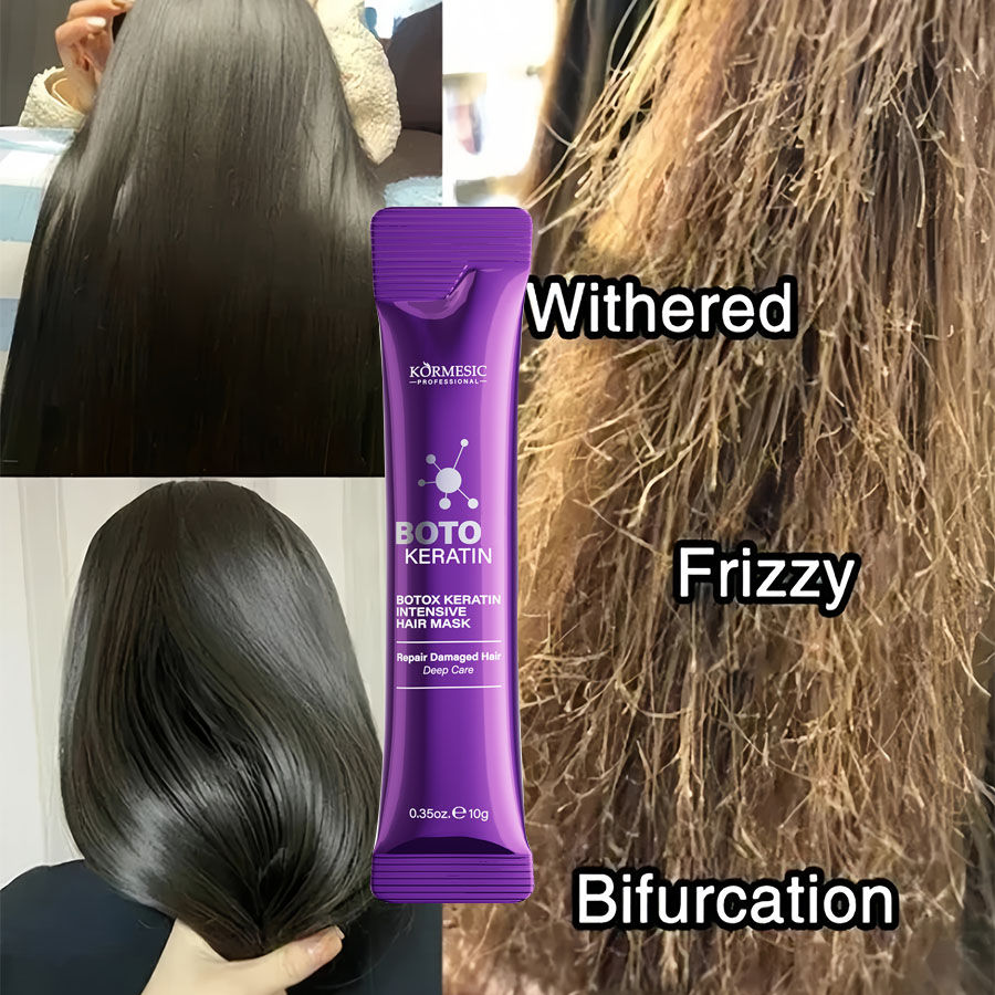 Thumbnail: Keratin Hair Mask Magical 5 Second Repair Damage Frizzy Soft Smooth Shiny Hair D