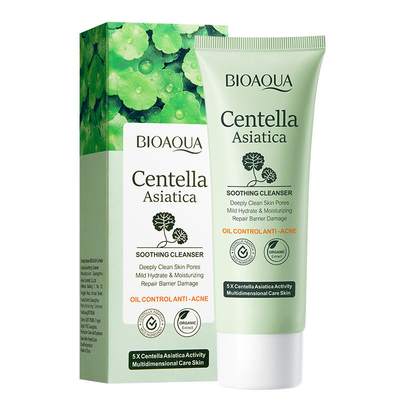 BIOAQUA Centella Asiatica Facial Cleanser Moisturizing Oil Control Face Cleansin