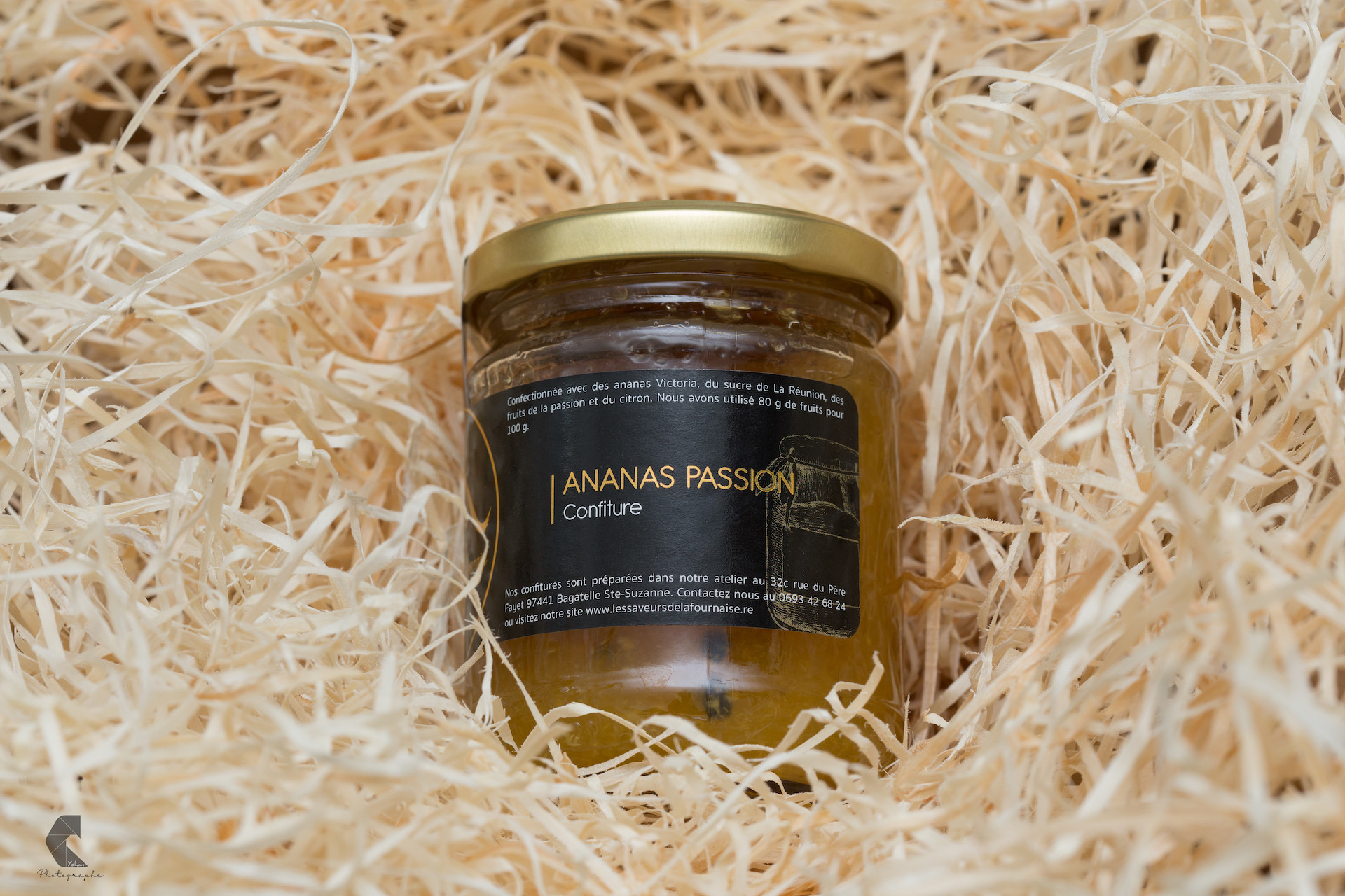 Confiture Ananas Victoria Fruits de la passion Les Saveurs de la Fournaise