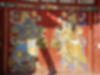 Bogd Khan Winter Palace gate's details