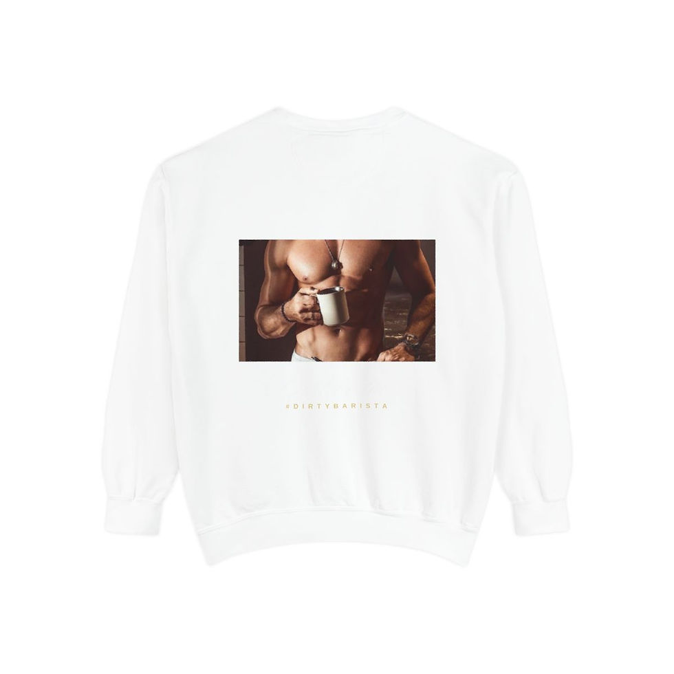 Thumbnail: Sexy Barista Garment-Dyed Sweatshirt