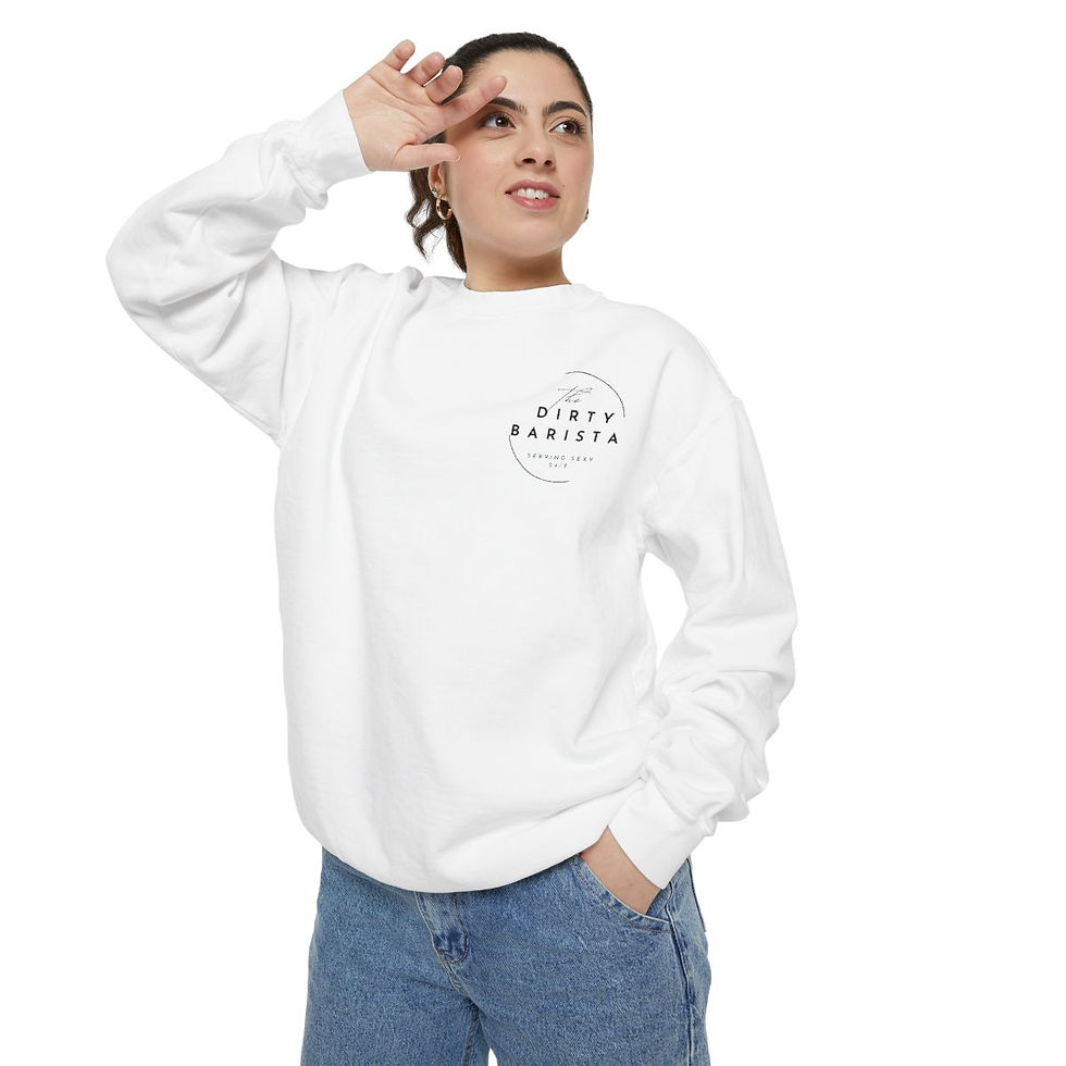 Thumbnail: Sexy Barista Garment-Dyed Sweatshirt