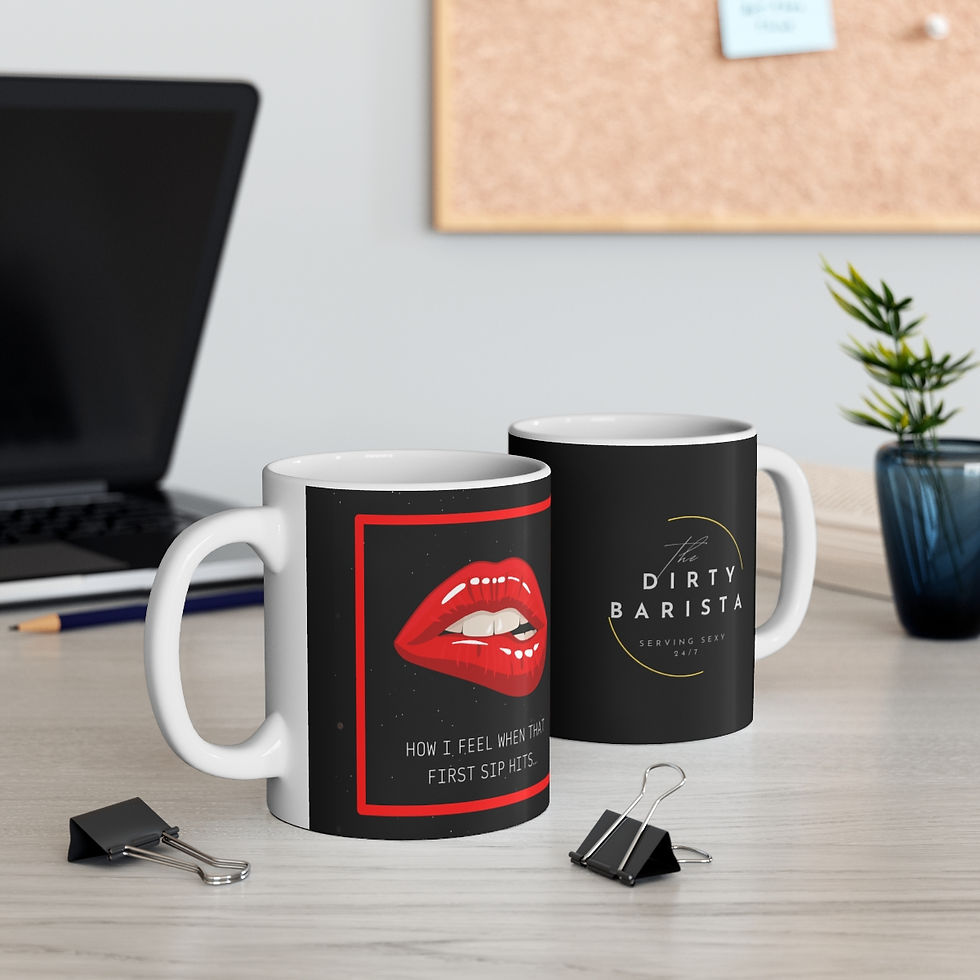 Thumbnail: Lip Biting Sexy Mug 11oz