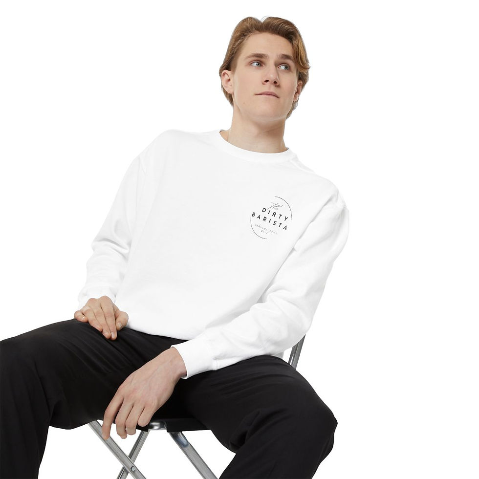 Thumbnail: Sexy Barista Garment-Dyed Sweatshirt