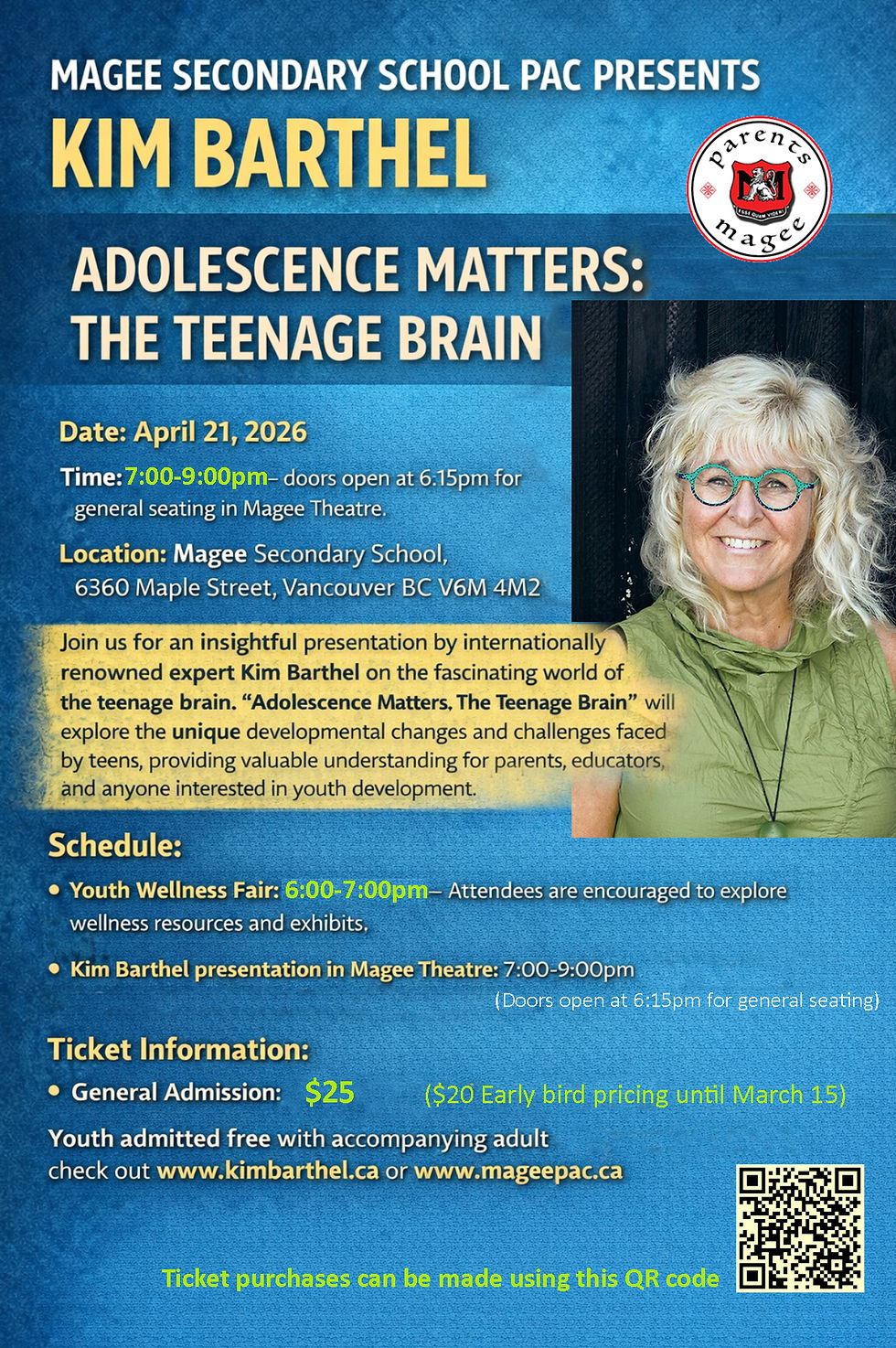 Kim Barthel - Adolescence Matters:  The Teenage Brain