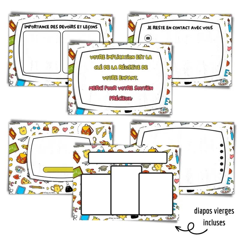 Miniature : La rencontre de parents (diapos modifiables)