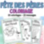 Couverture de la ressource Coloriages fête des Pères pour le primaire