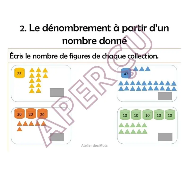 Miniature : Révision en mathématique 1re et 2e année