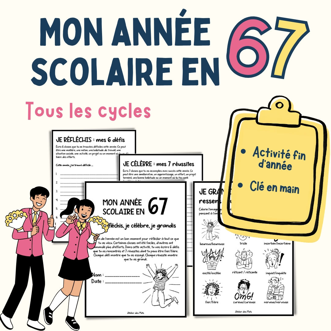 Couverture de la ressource Mon année scolaire en 67