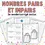 Miniature : Les nombres pairs et impairs