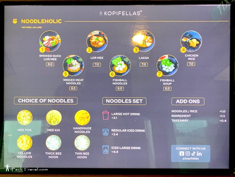 Kopifellas Cafe: Menu