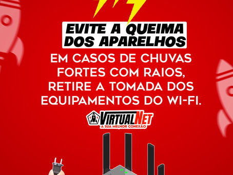 Devo tirar aparelhos elétricos da tomada quando está caindo raio?