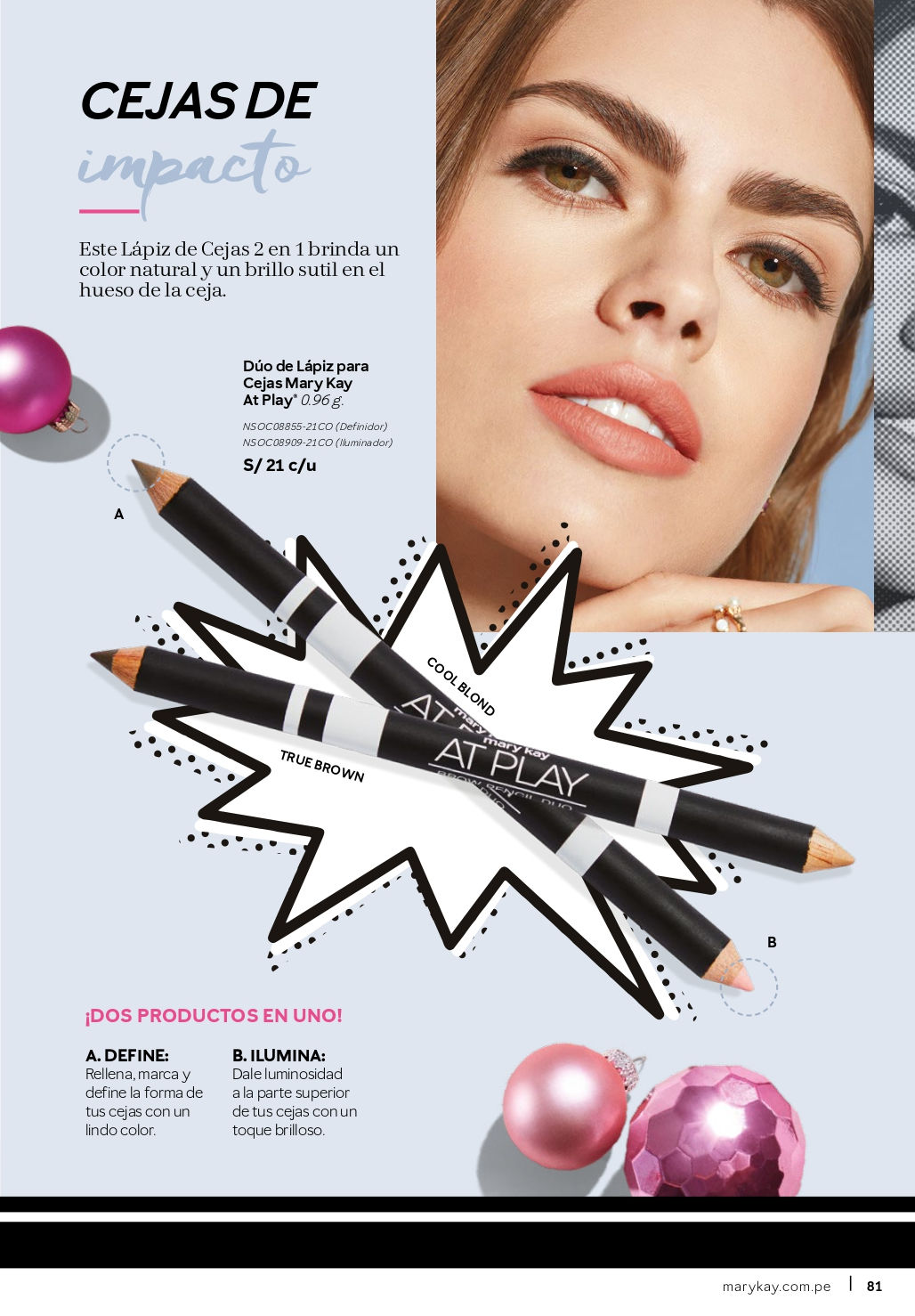 Dúo de Lápiz para Cejas Mary Kay At Play