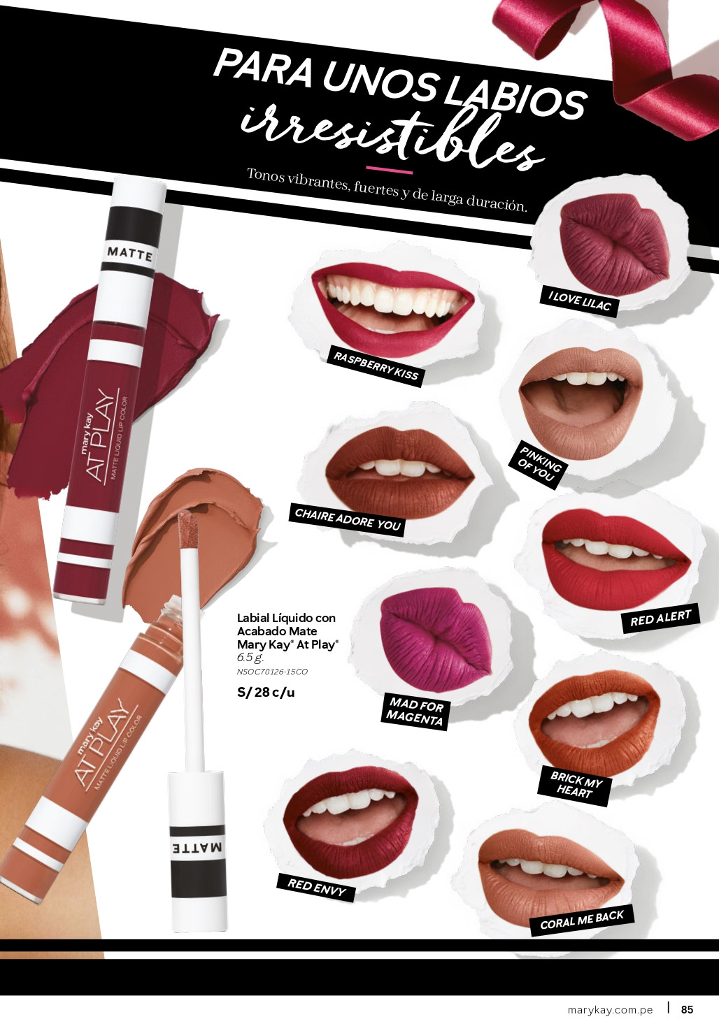 Labial Líquido con Acabado Mate Mary Kay’ At Play’ 6.5g