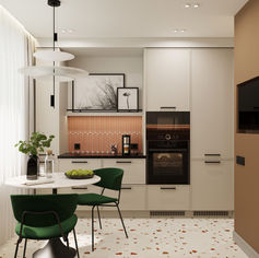 современная кухня в панельном доме