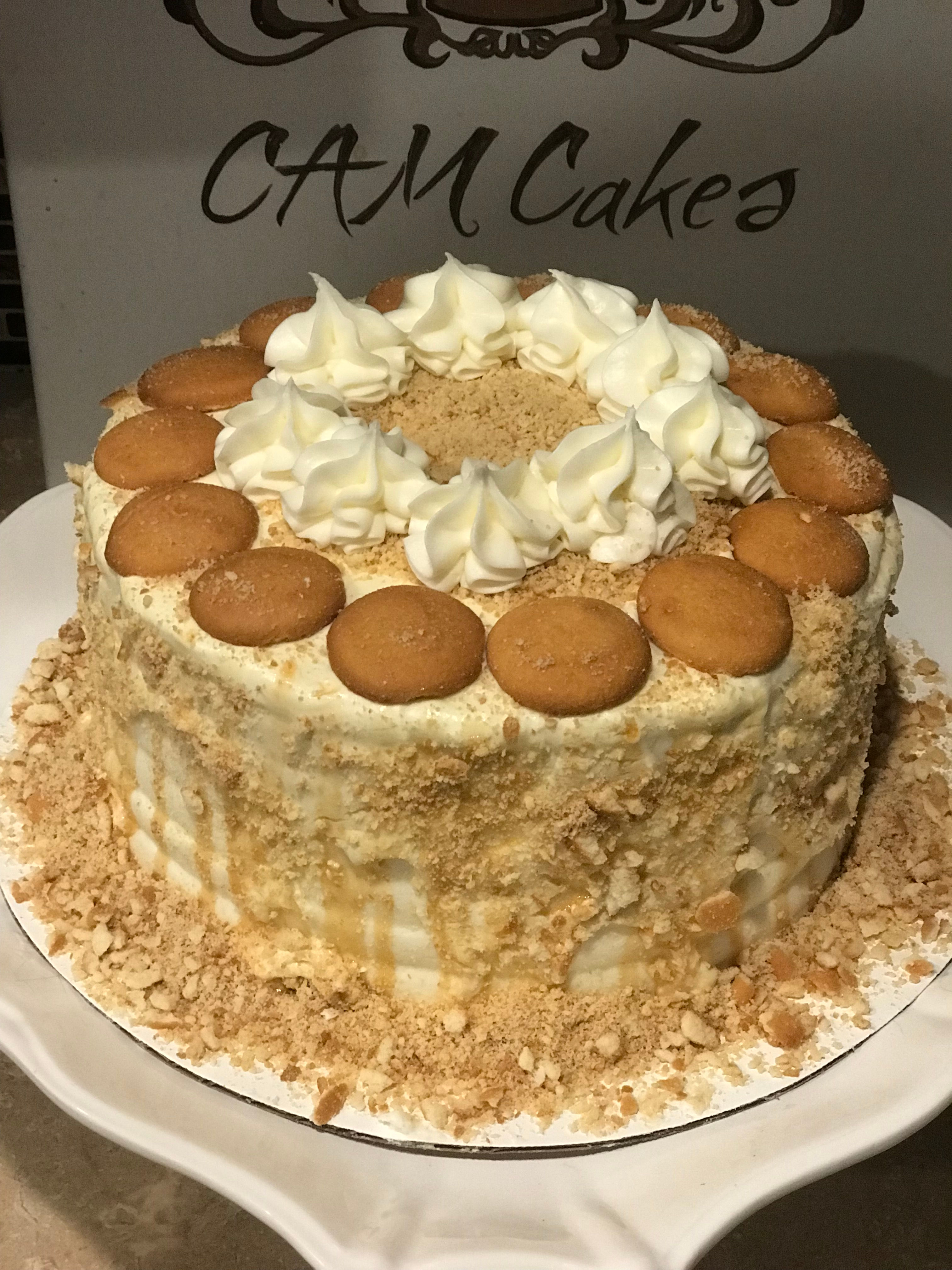 Banana pudding cake