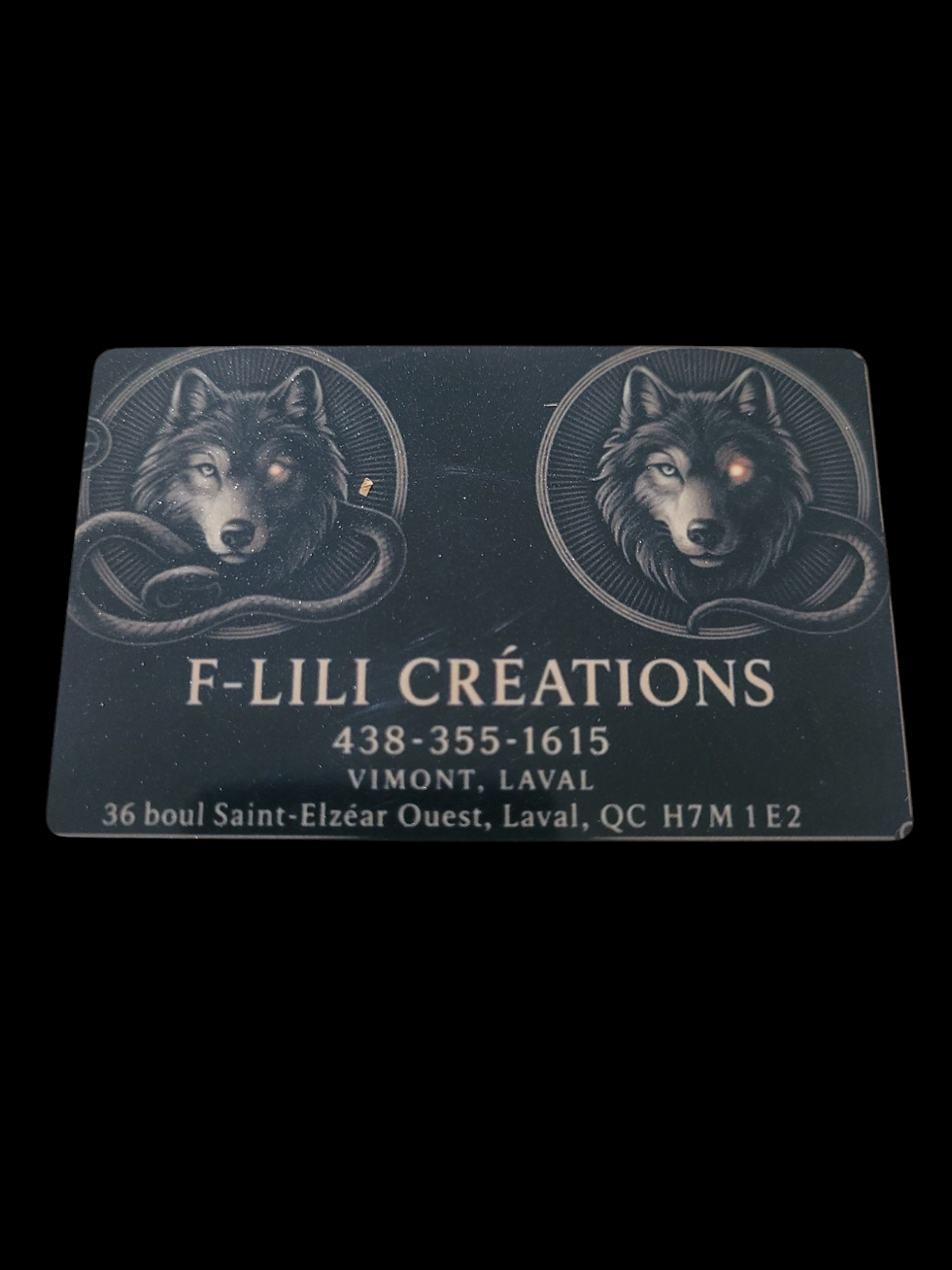 Miniature : Carte en métal personaliser  quantité  100