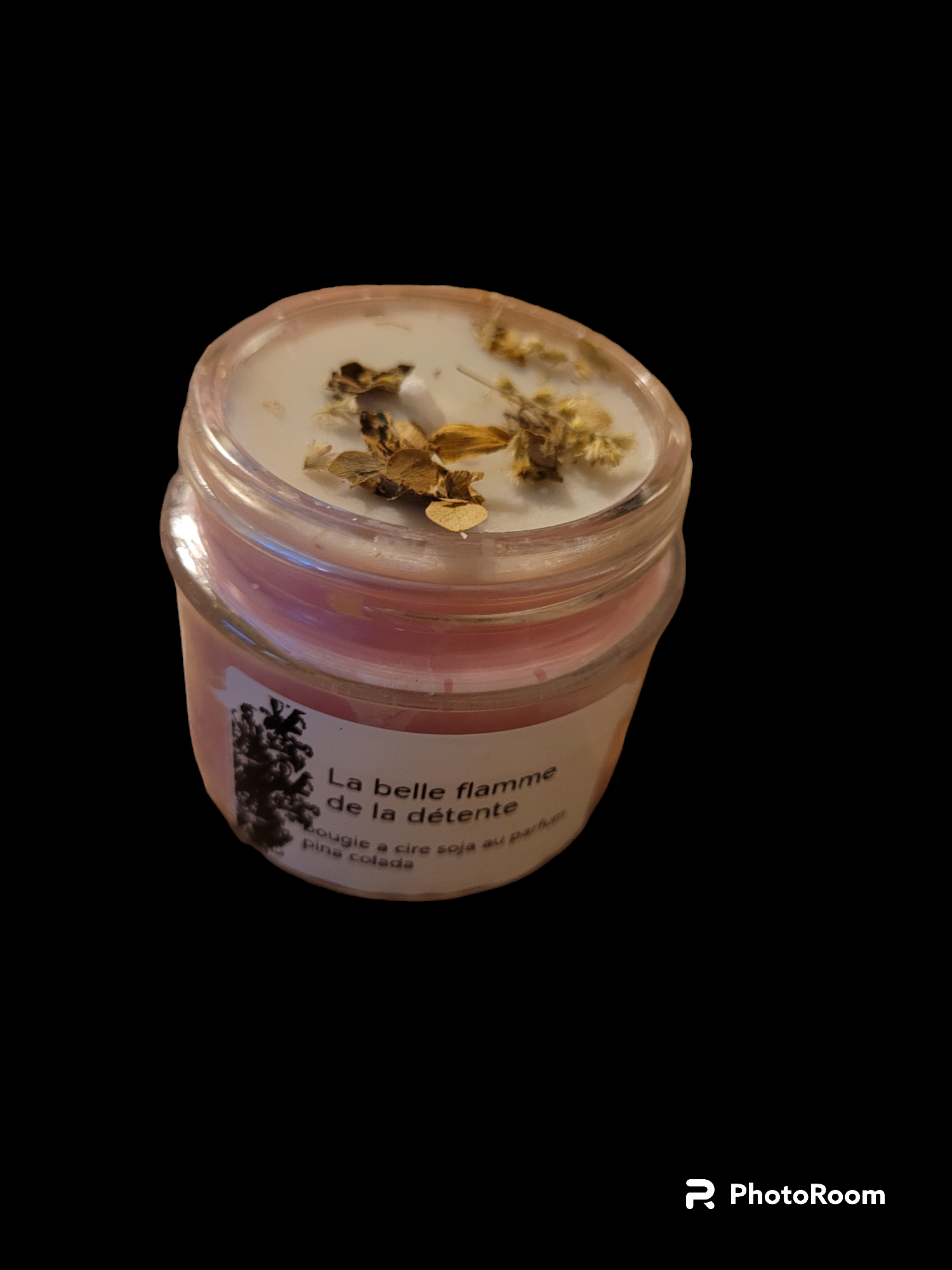 Bougie cire de soja parfum pina colada