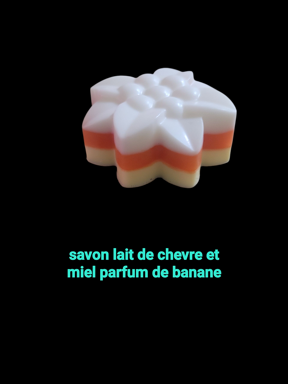 Savon au lait de chevre miel parfum banane