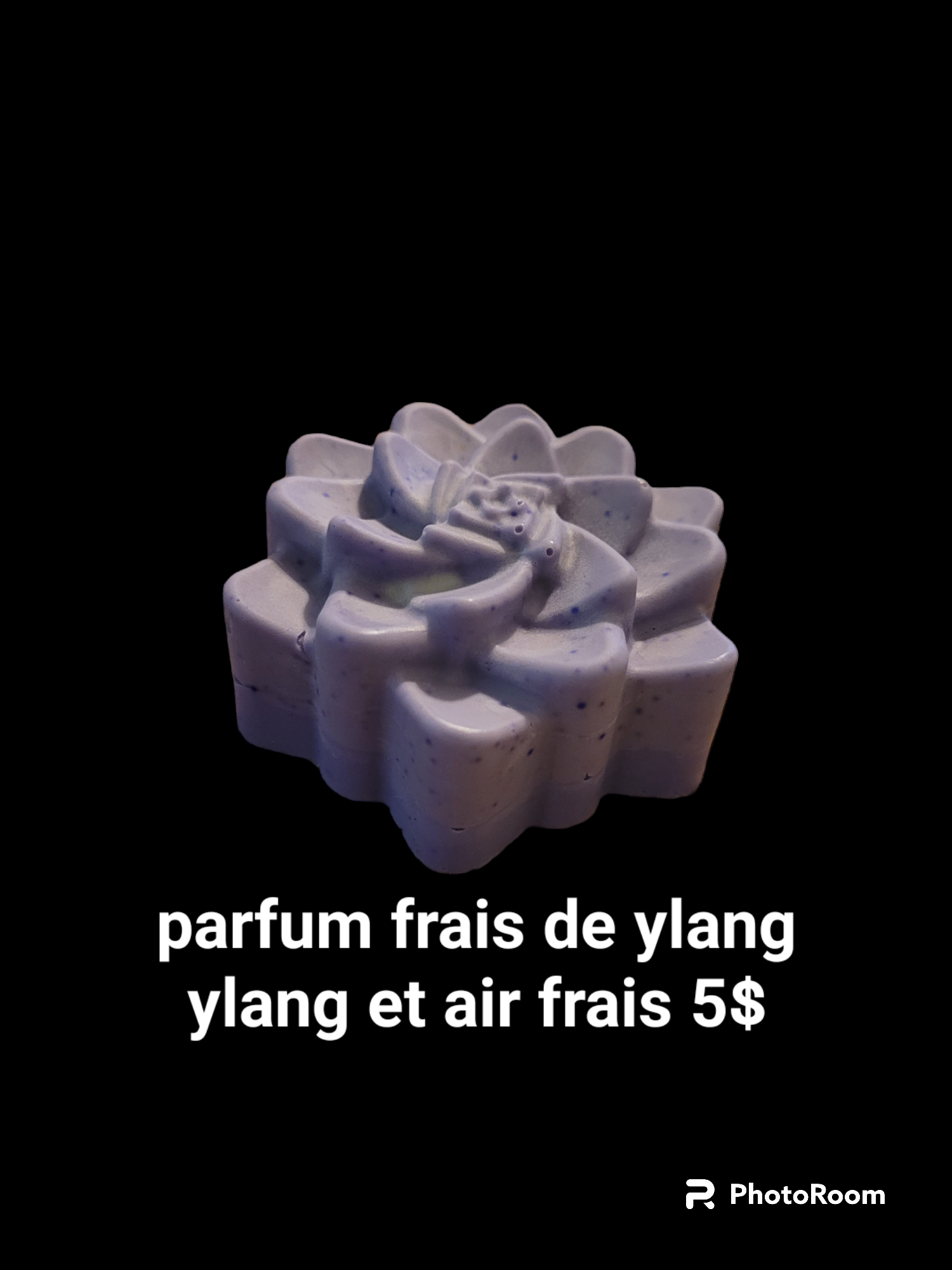 Savon lait chevre parfum ylang ylang et air frais