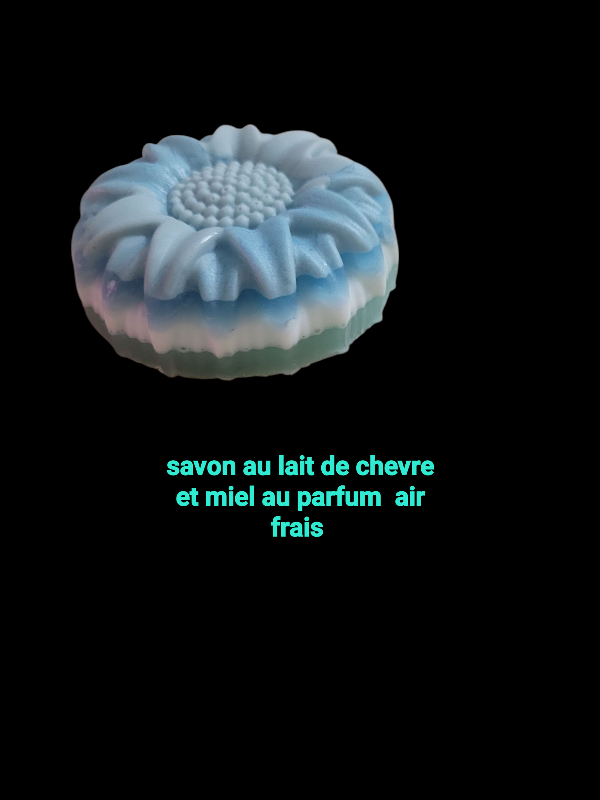 Savon au lait de chevre et miel parfum air frais