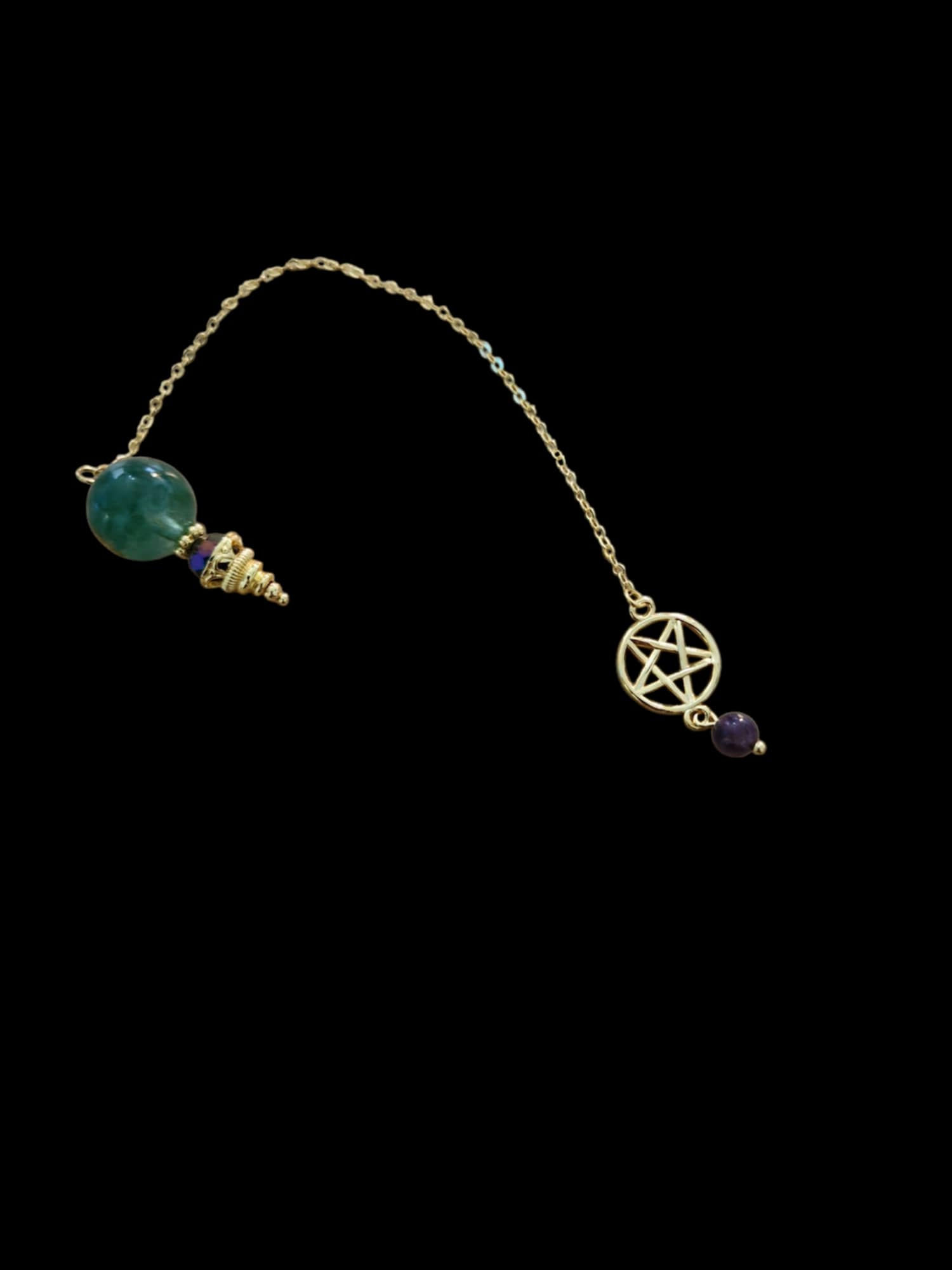 Pendule en  Perles de cristal