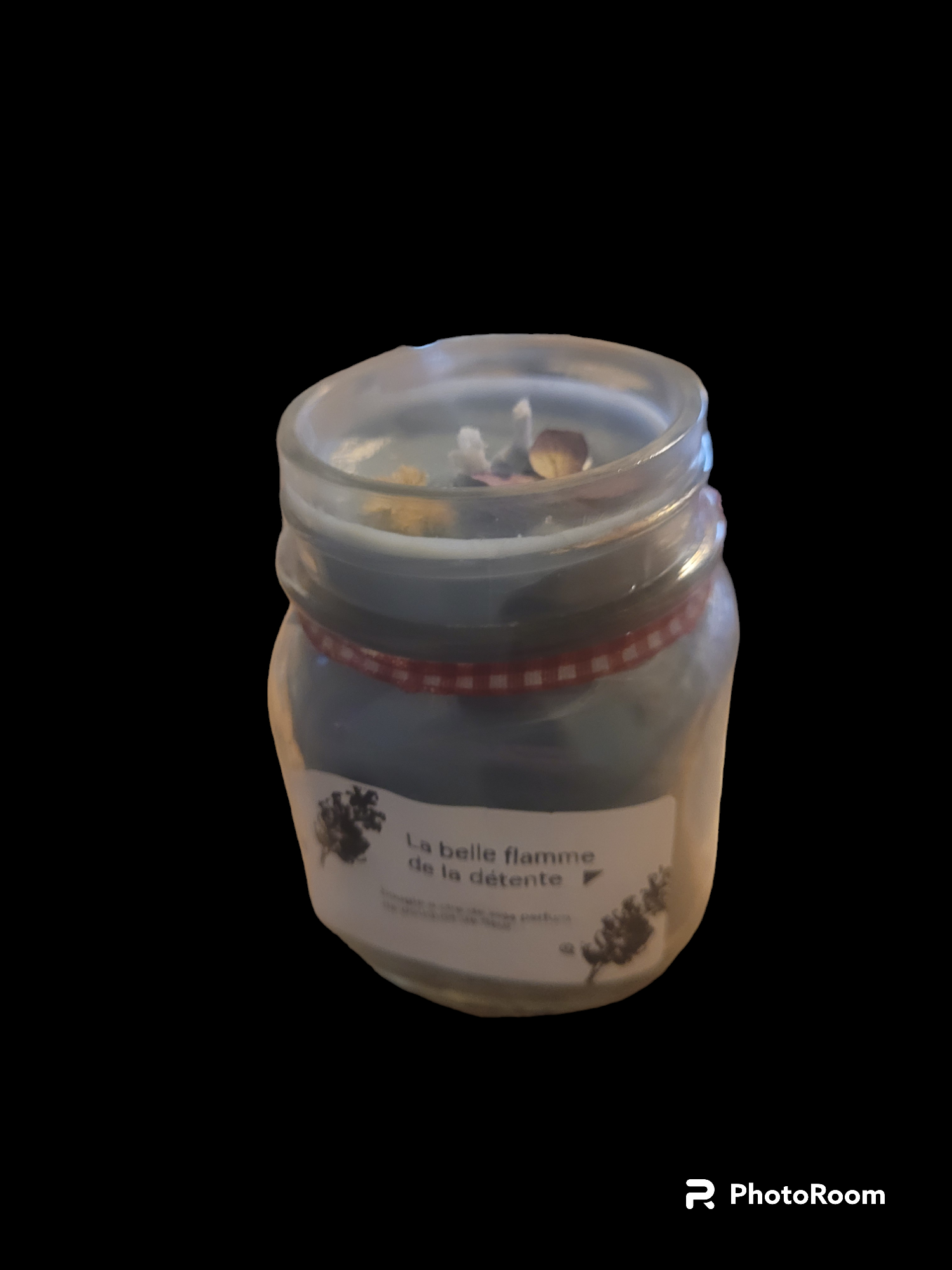 Bougie a cire de soja parfum bouquet fleur