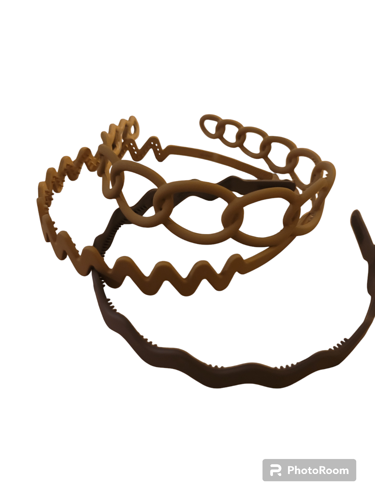 3 belle passe à cheveux brune 