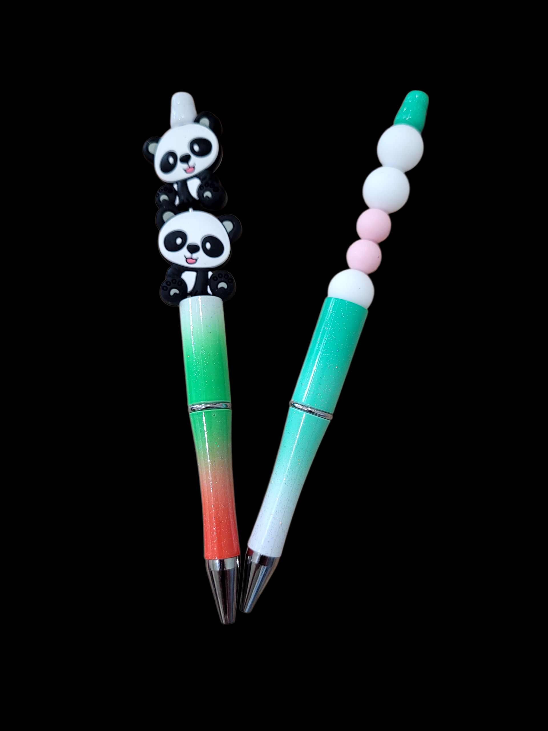 2 stylo encre noir artisanal 