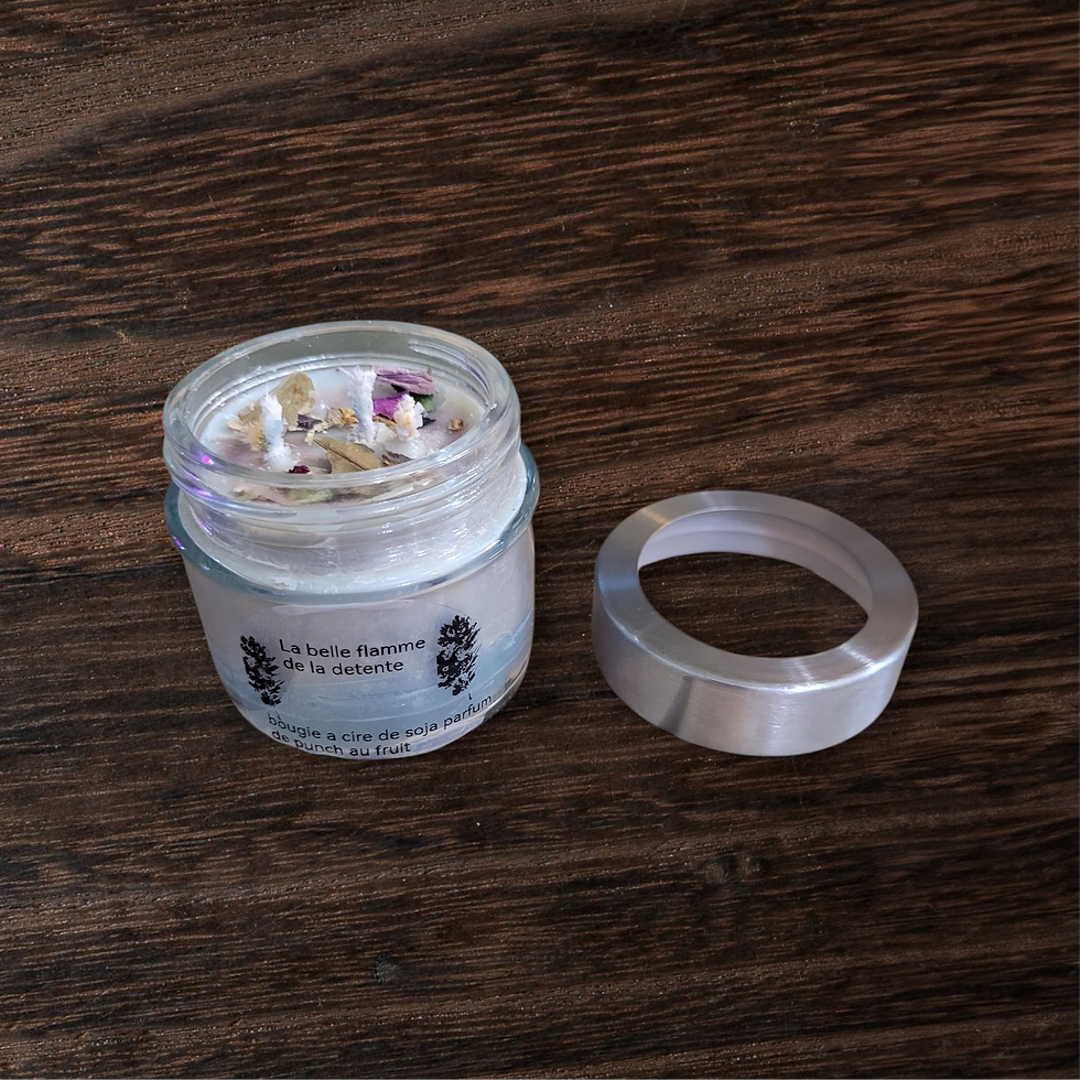 BOUGIE A CIRE DE SOJA PARFUM PUNCH AU FRUIT