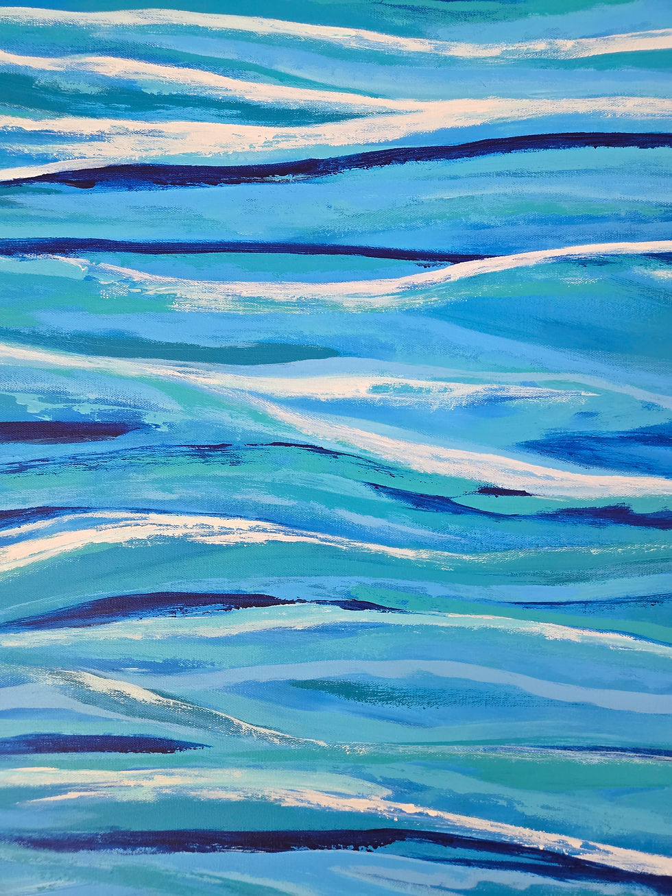 Thumbnail: Calm (2025) 36" x 36" x 1.5" Acrylic on canvas
