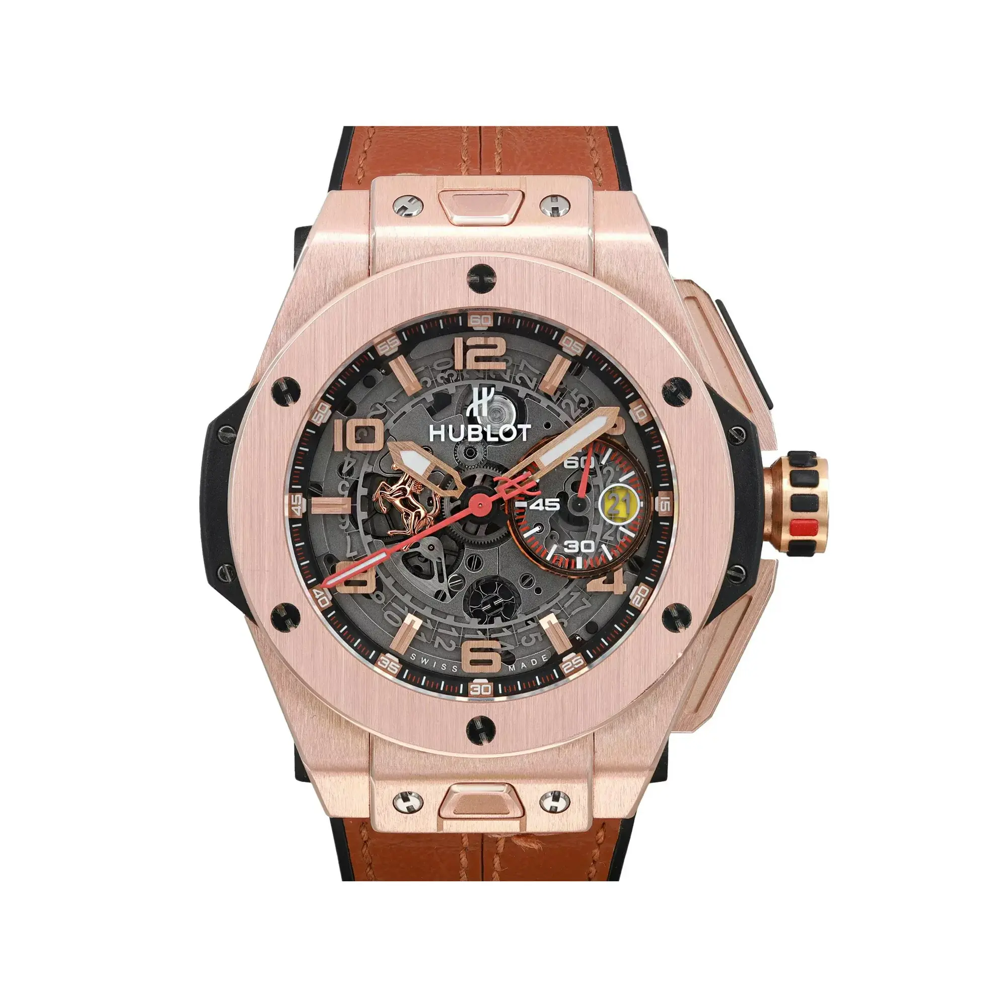 Hublot Big Bang Unico Ferrari 18K Gold LTD Edition Mens Watch 401.OX.0123.VR