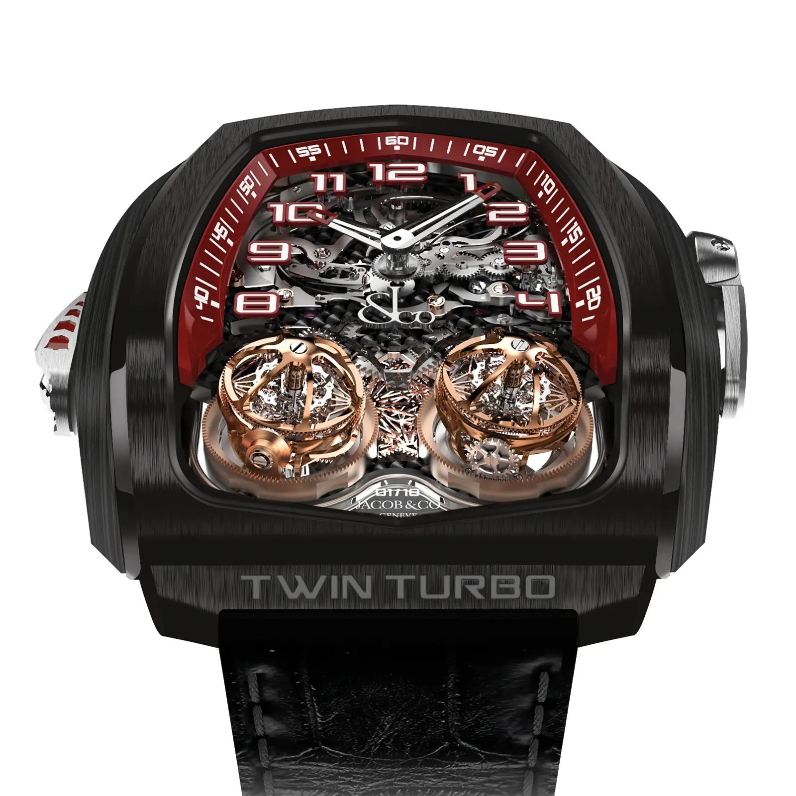 JACOB & CO Twin Turbo Twin Triple Axis Tourbillon Minute Repeater Cathedral Gong