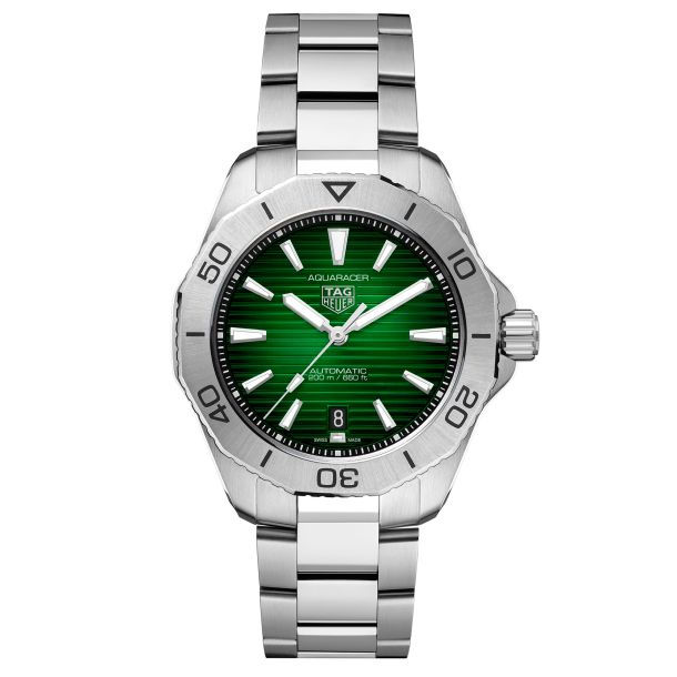 TAG Heuer AQUARACER Professional 200 Automatic Green Dial Stainless Steel Watch