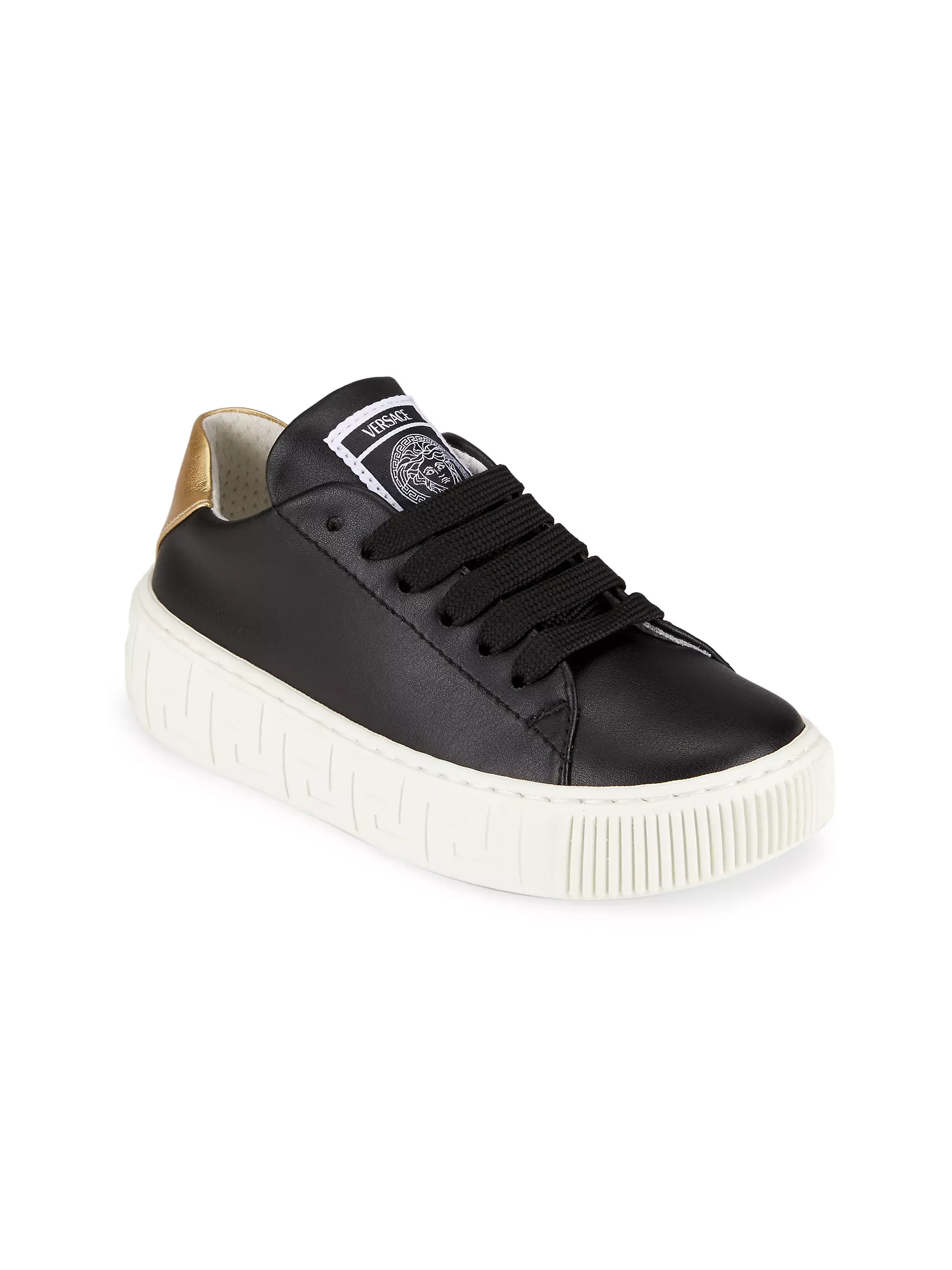 Versace  Kid's Leather Platform Sneakers