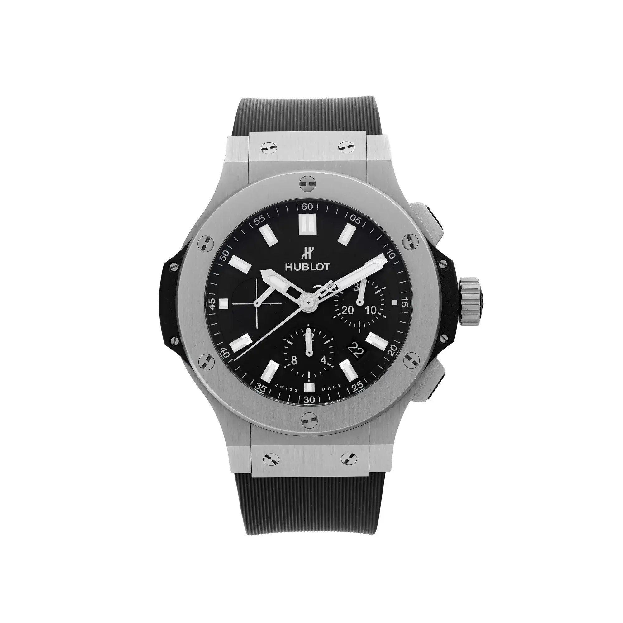 Hublot Big Bang Steel Titanium Black Dial Automatic Mens Watch 301.SX.1170.RX