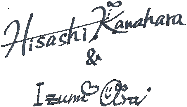 Signature by Hisashi Kawahara & Izumi Arai 