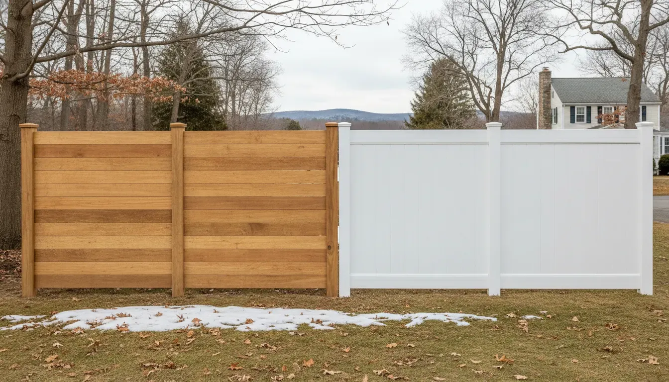 Wood vs. Vinyl Fence: Which Lasts Longer in Cold Climates?