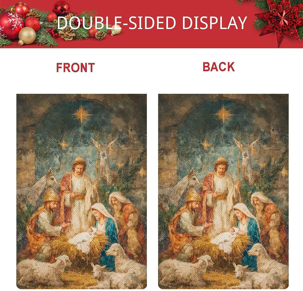 Thumbnail: O Holy Night Garden Flag