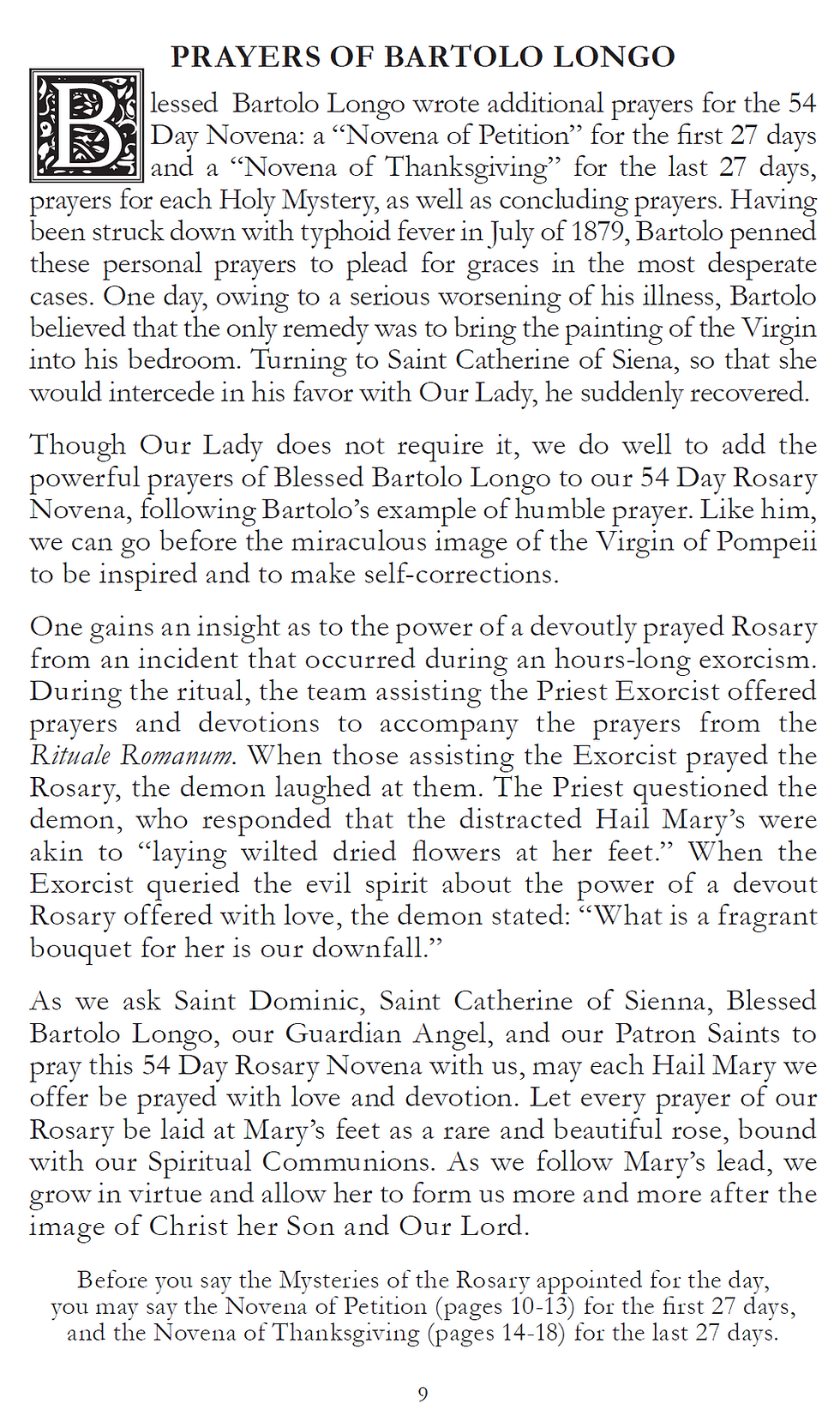 Thumbnail: 54 Day Rosary Novena of Our Lady of Pompeii
