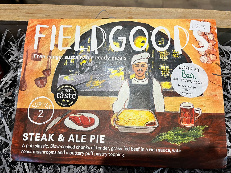 Steak & Ale Pie (Serves 1)