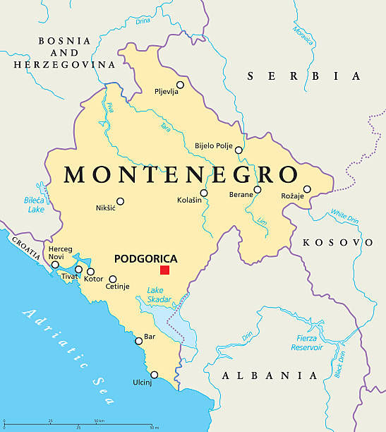 Montenegro Karte