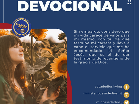 llevar a cabo el servicio de nuestro Dios
