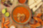 Arranged Food and Objects