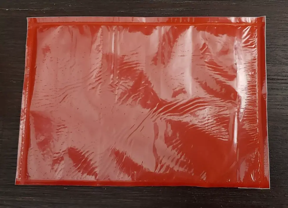 100 x Plain Red Doculopes Document Envelope Sticker Pouch Packing List 165 x 115